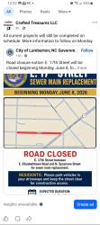 Facebook post from City of Lumberton North Carolina